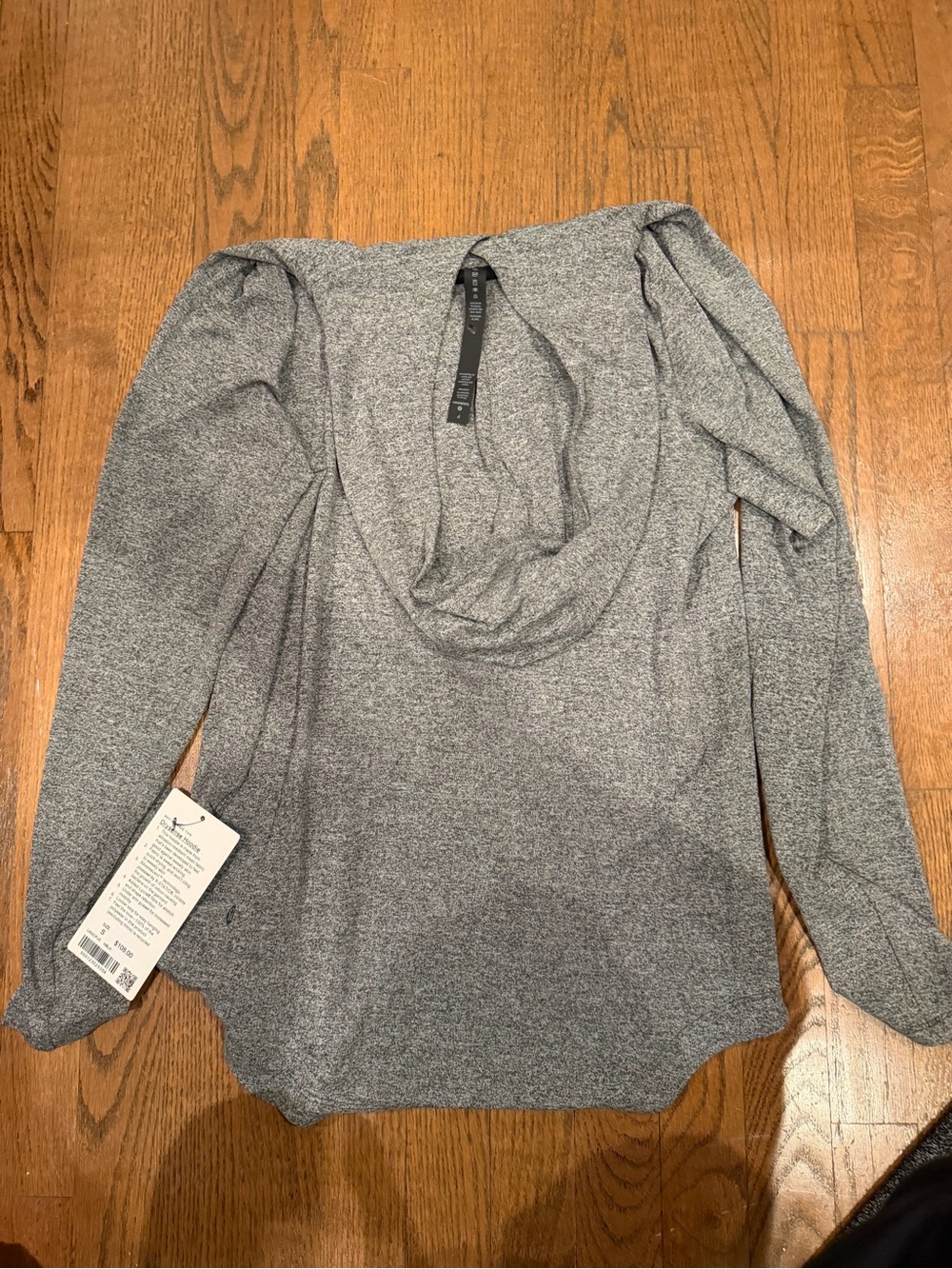 lululemon athletica Heather Gray Drysense Hoodie - Picture 3 of 3